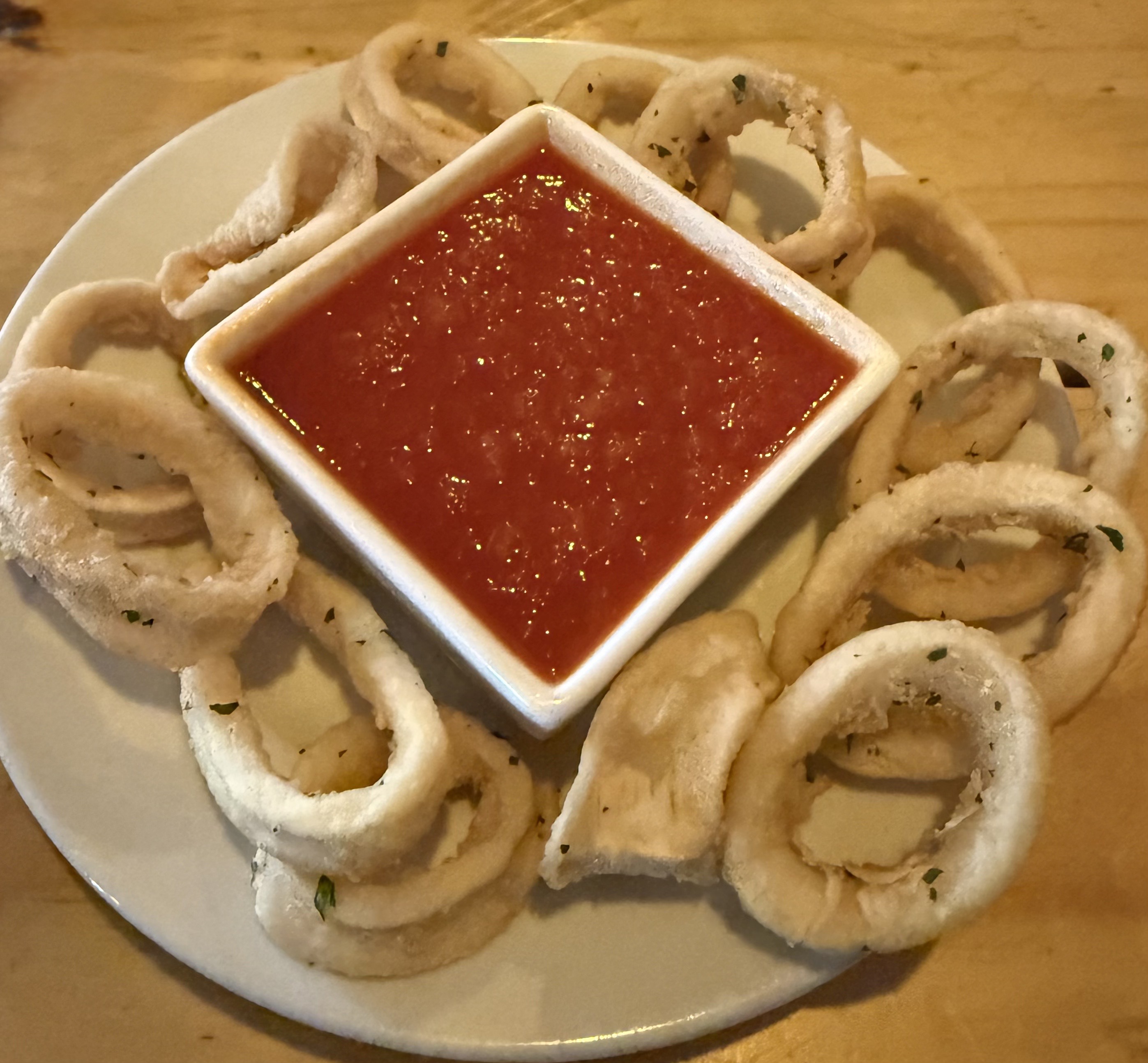 Crispy Calamari with Marinara Sauce