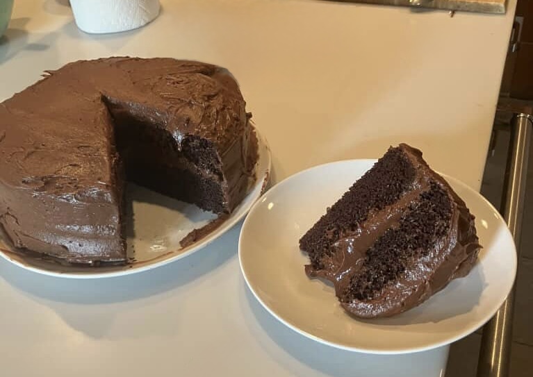 Double Chocolate Layer Cake