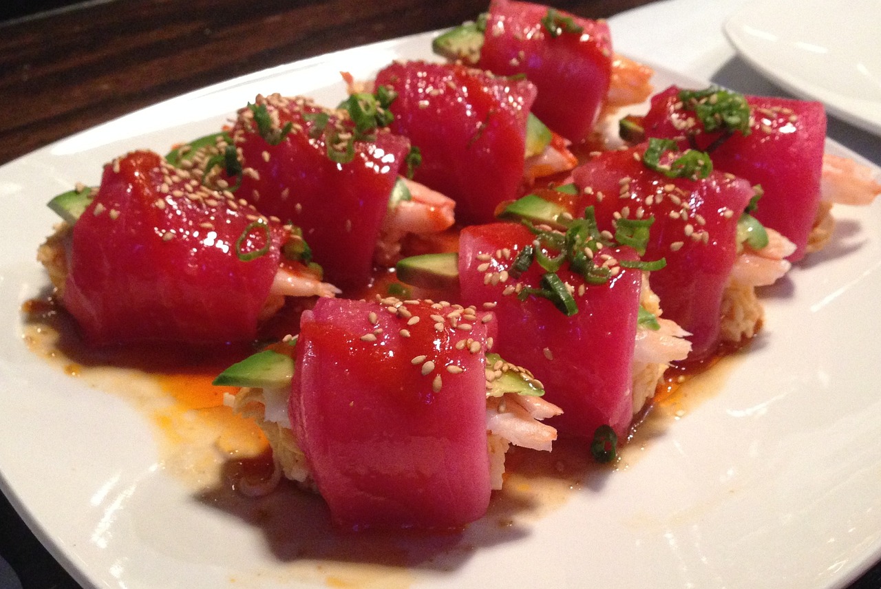 Ahi Tuna Poke Stack