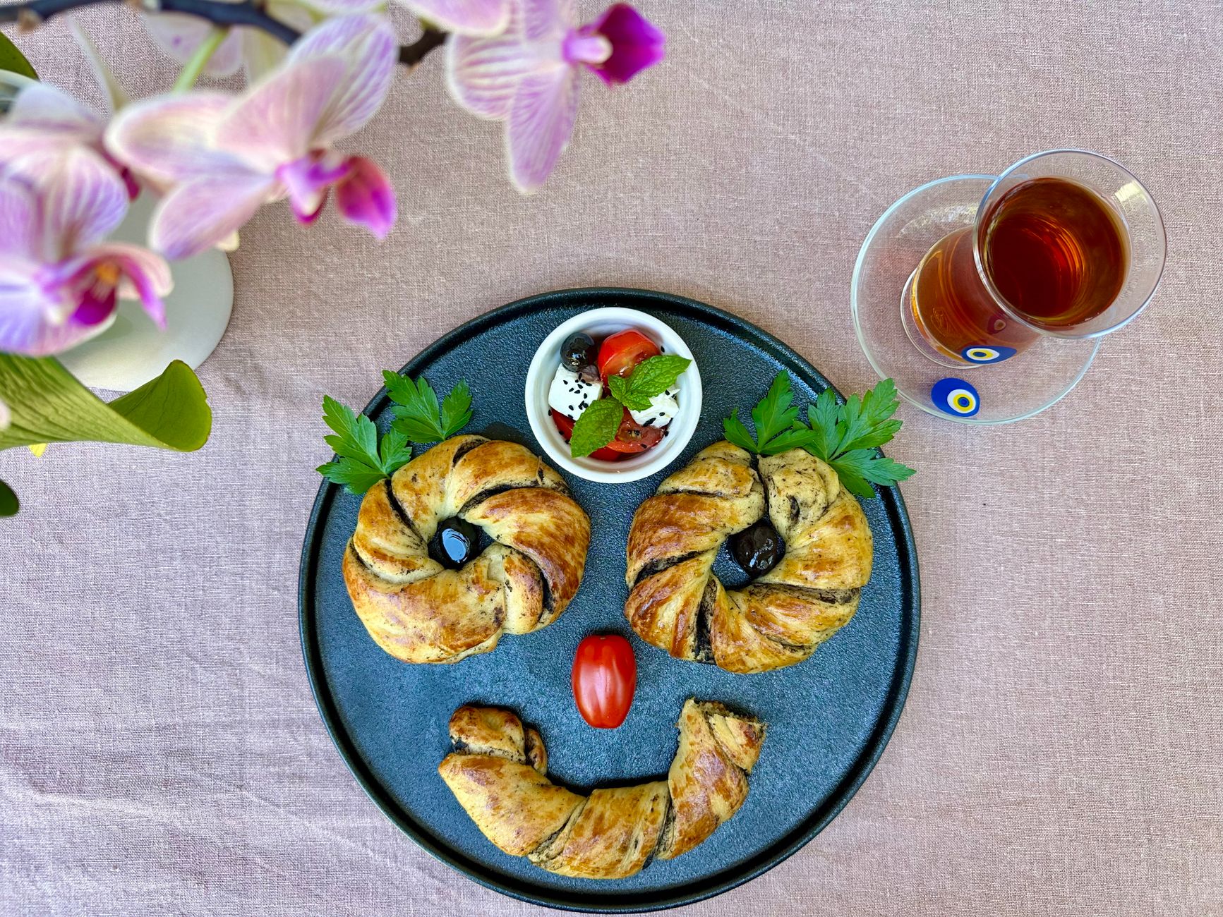 Bacon and Fig Croissants