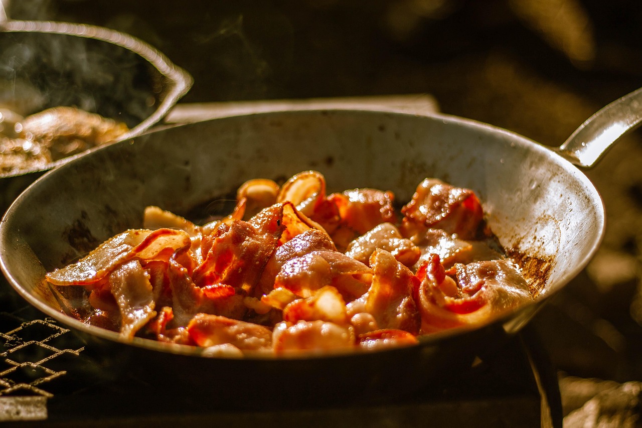 Bacon and Pork Stir-Fry