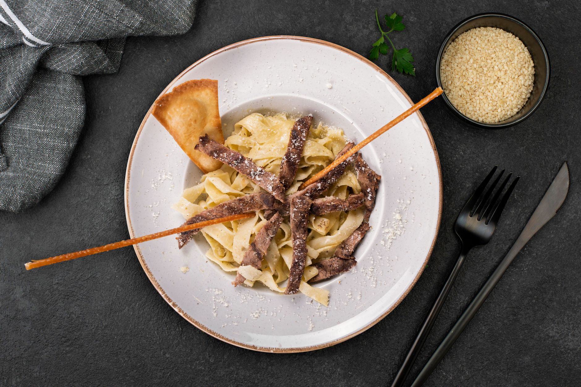 Beef Fettuccine