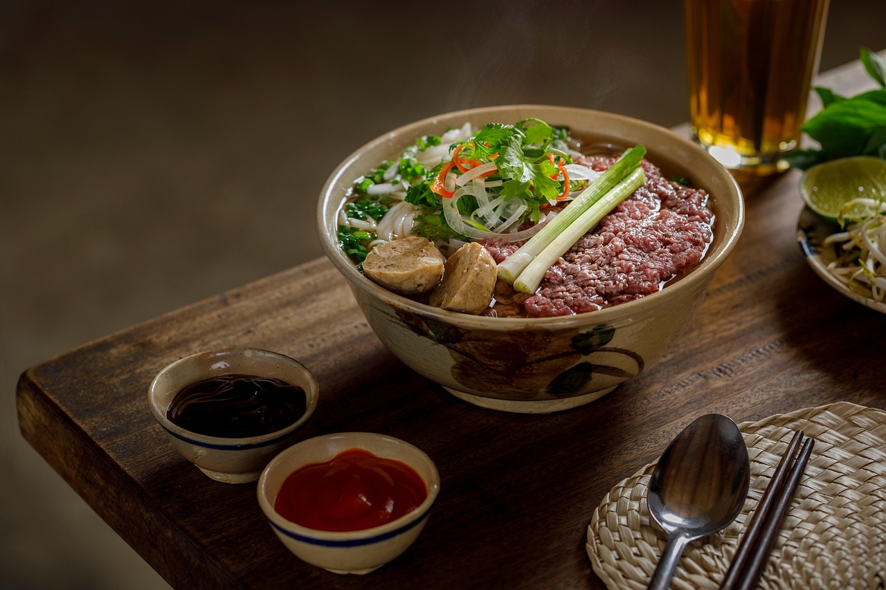 Beef Pho with Raw Beef