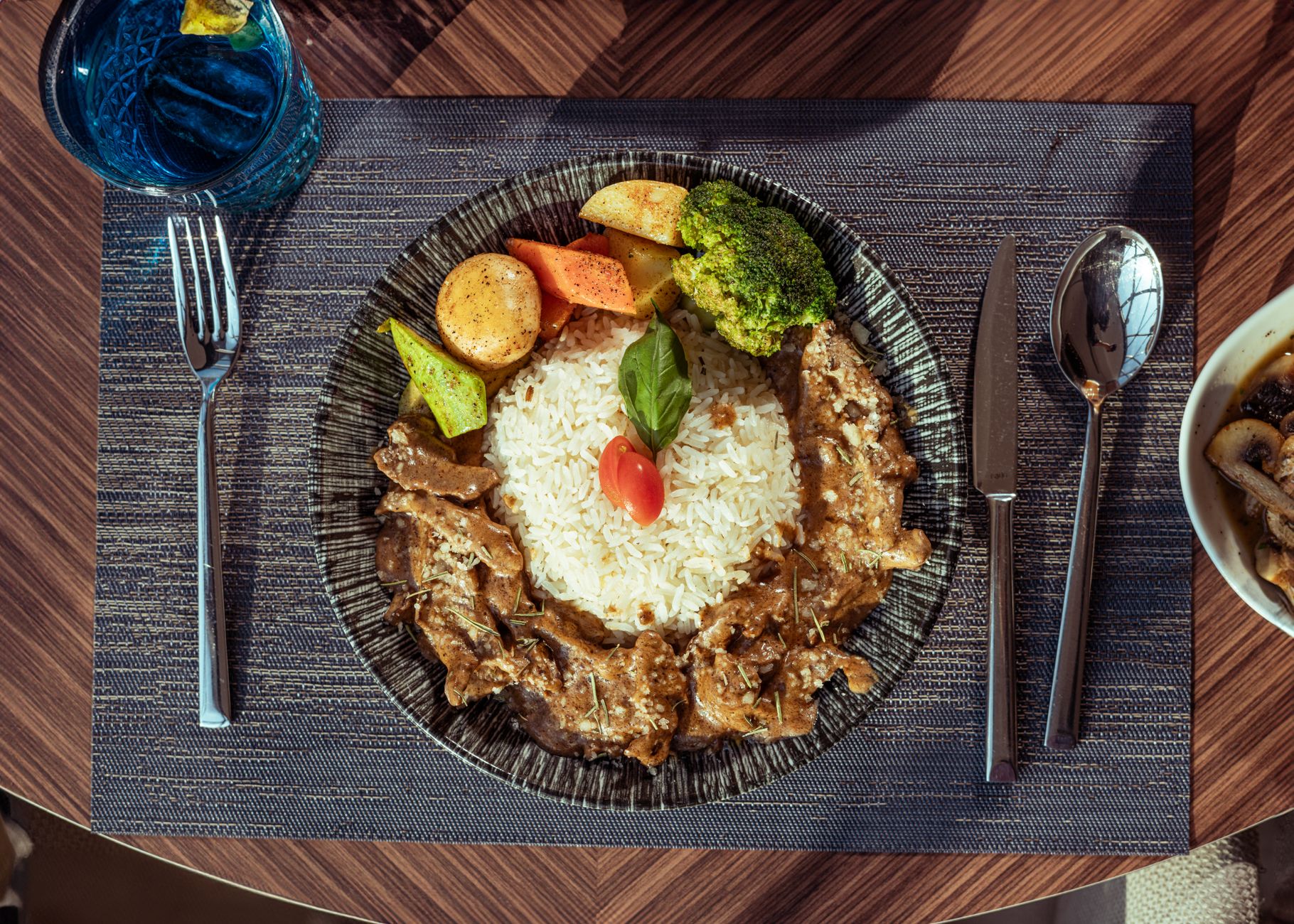 Beef Stroganoff with Rice