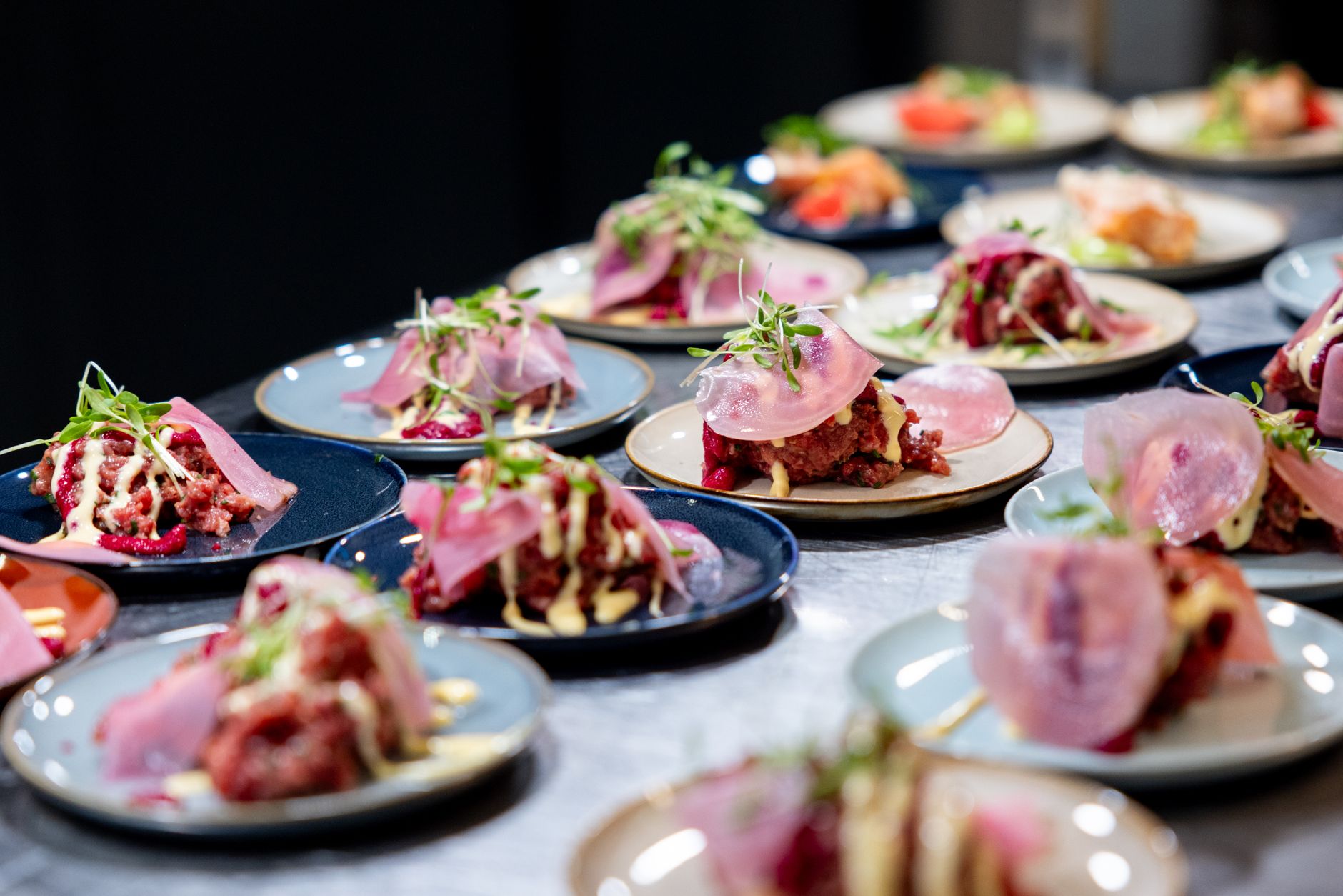 Beef Tartare with Ham and Sauce