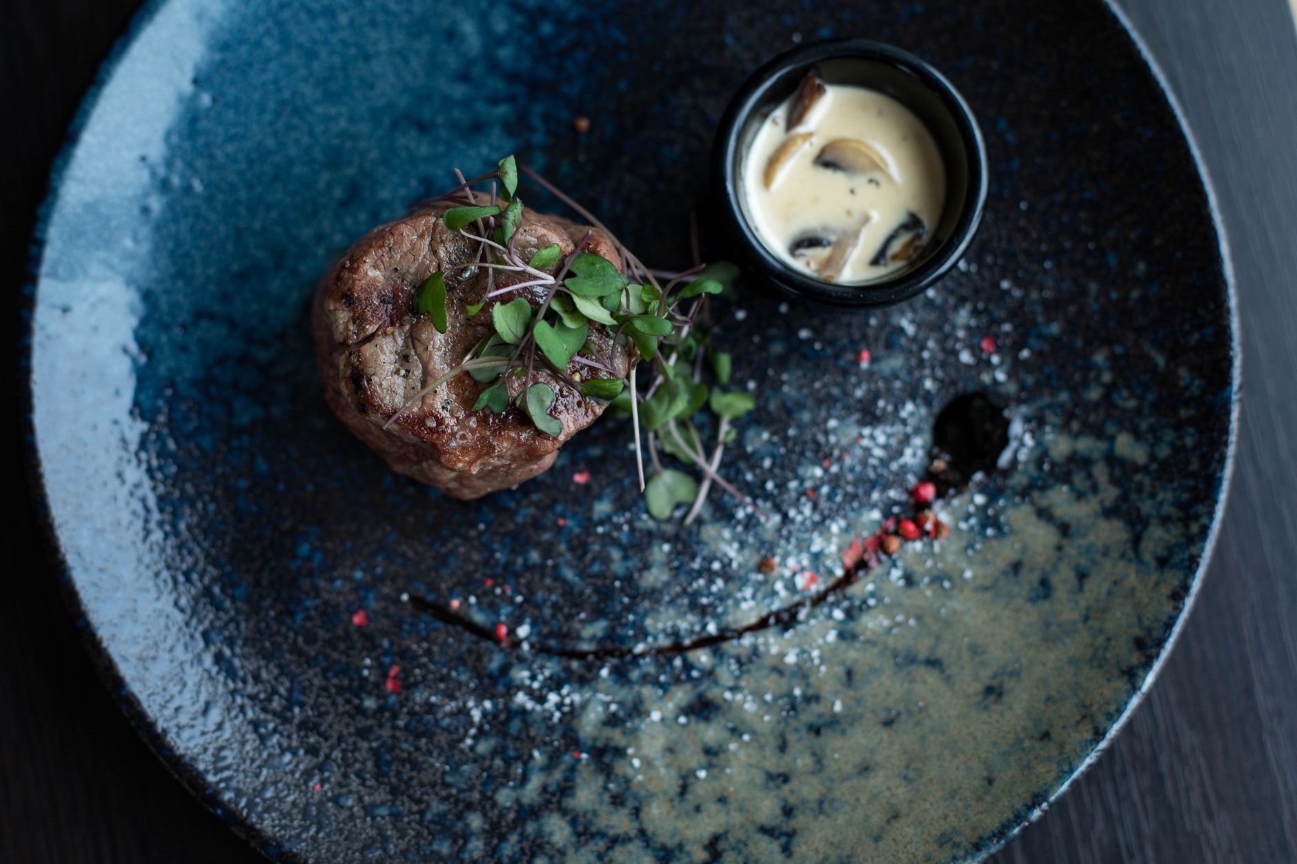 Beef Tenderloin with Mushroom Sauce
