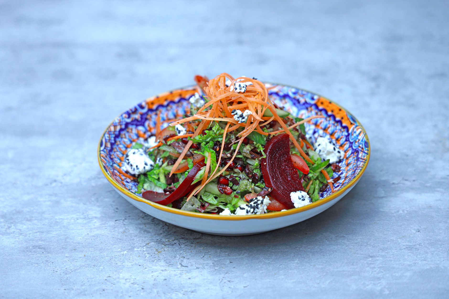 Beet and Carrot Salad with Feta