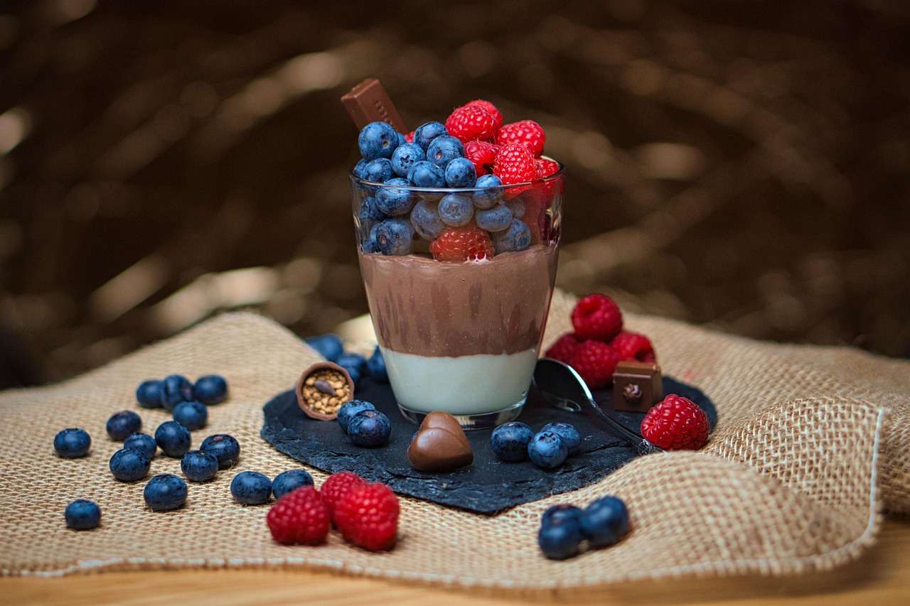 Berry and Chocolate Parfait