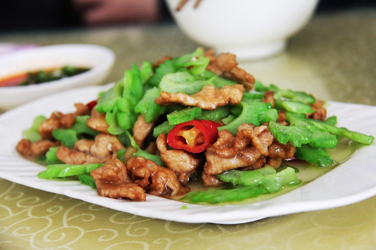 Bitter Melon Stir-Fry with Pork