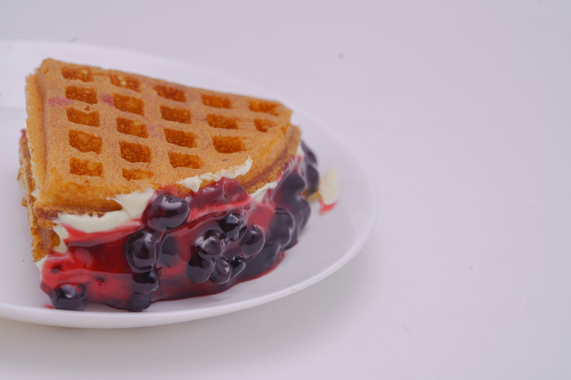 Blueberry Waffle Sandwich
