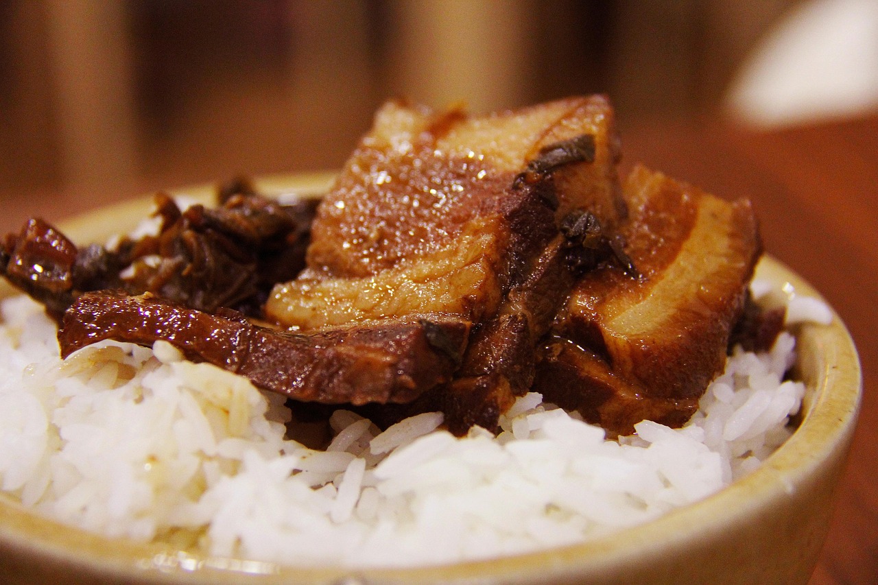 Braised Pork Belly over Rice
