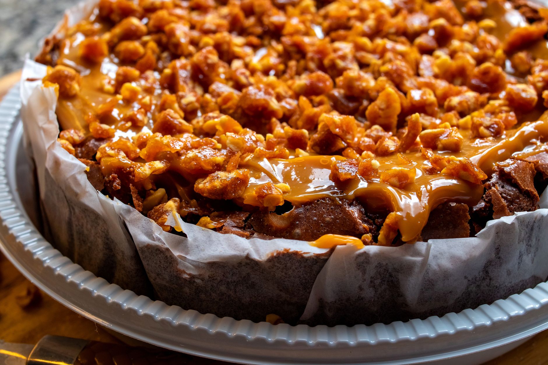 Caramel Walnut Tart