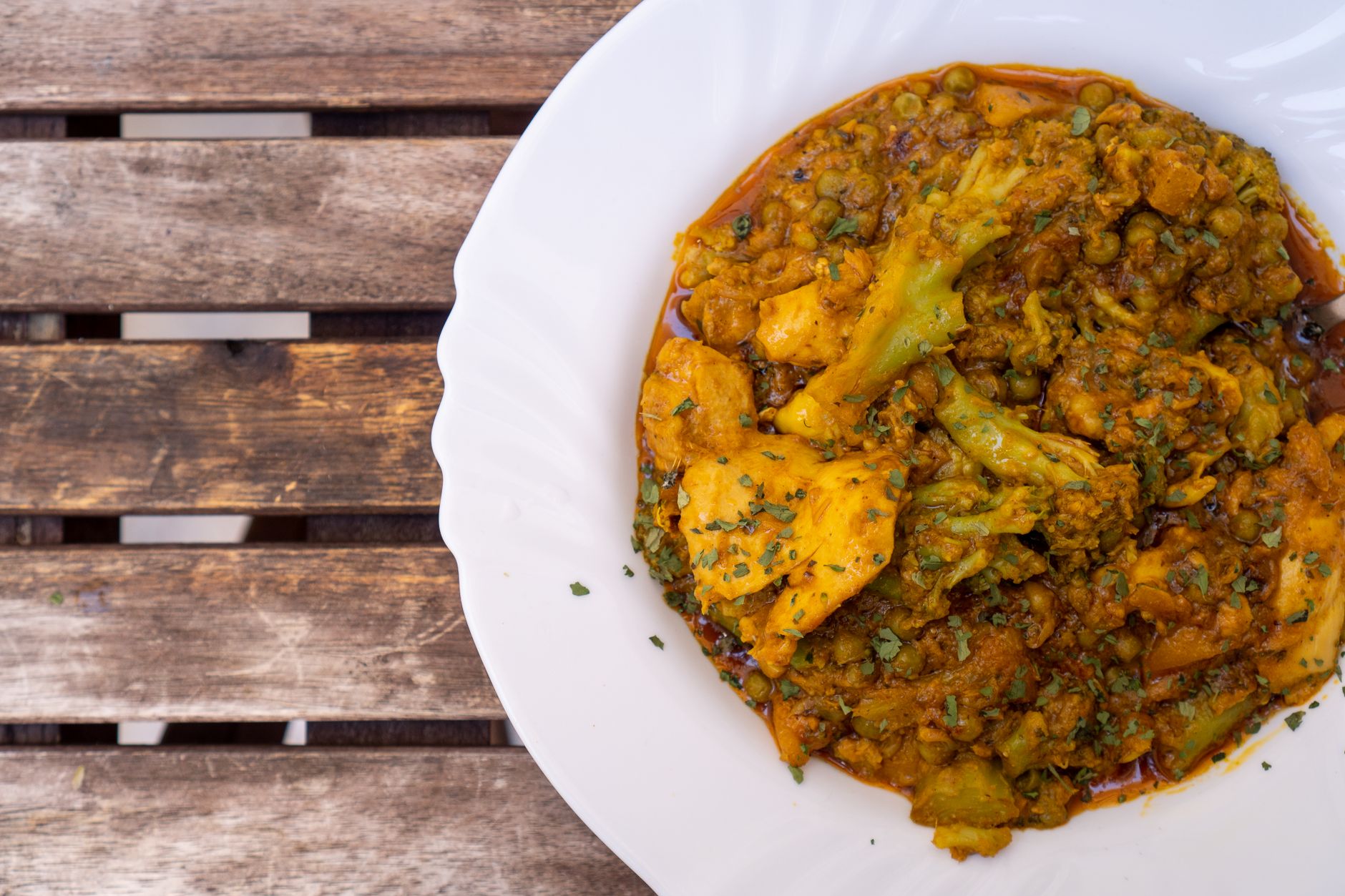 Cauliflower and Chickpea Curry