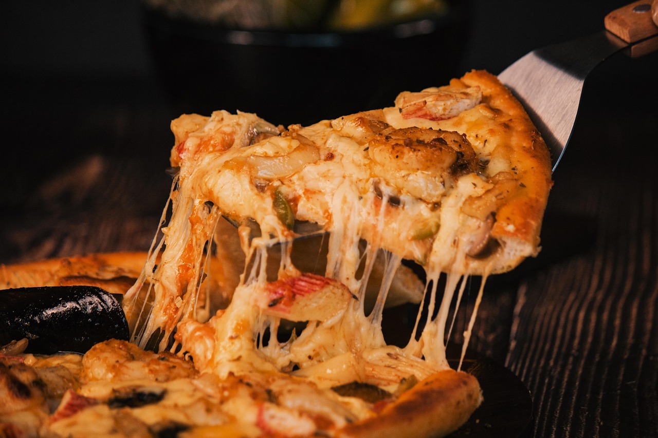 Cheese and Vegetable Pizza