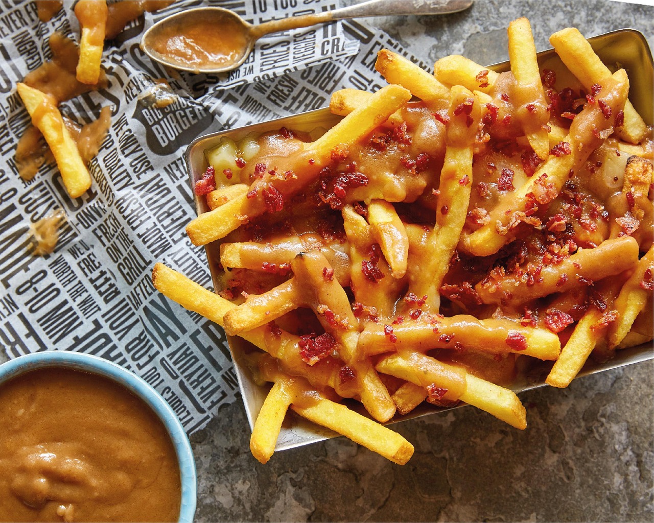 Cheese Fries with Bacon