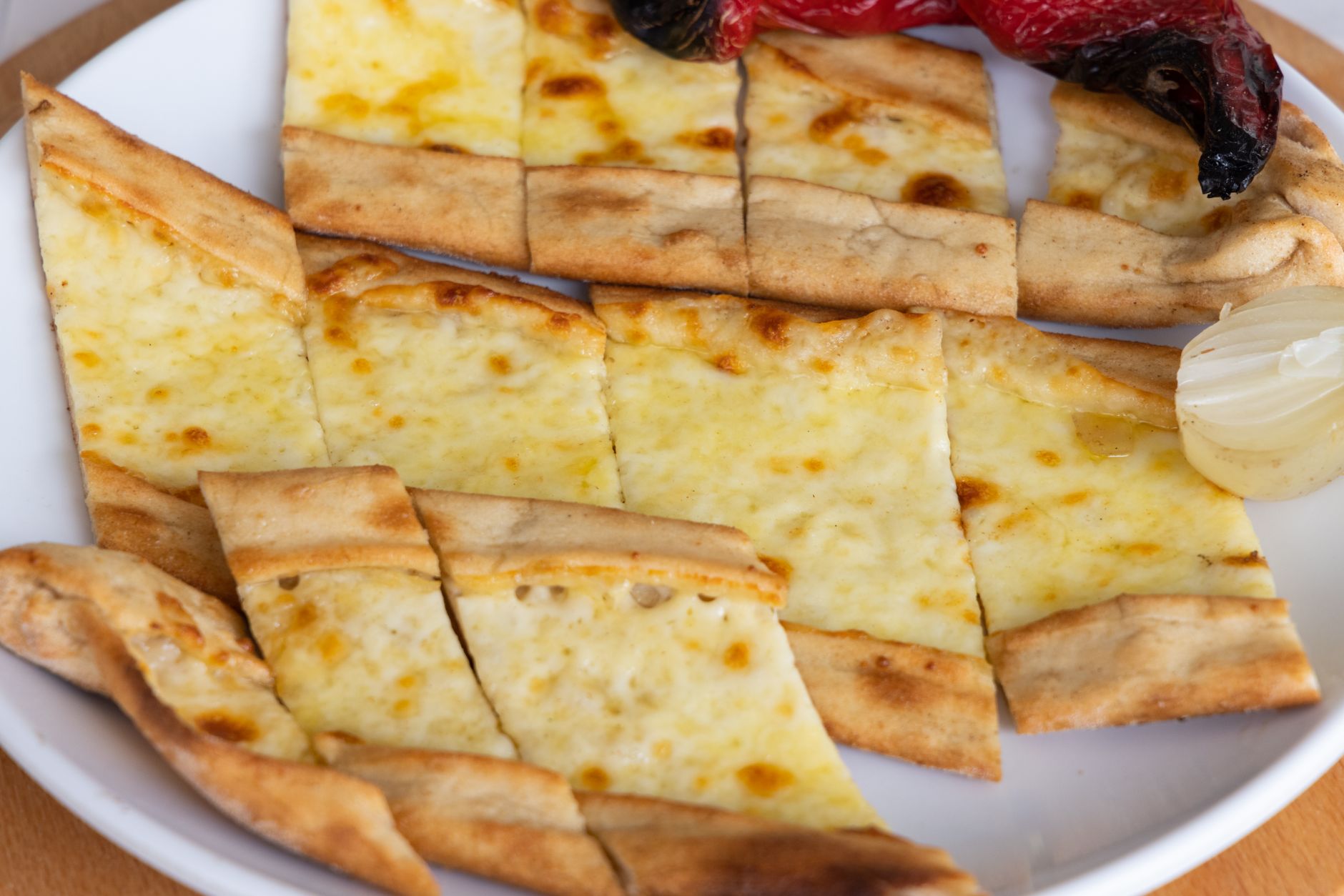 Cheese Pita Bread with Chili Pepper
