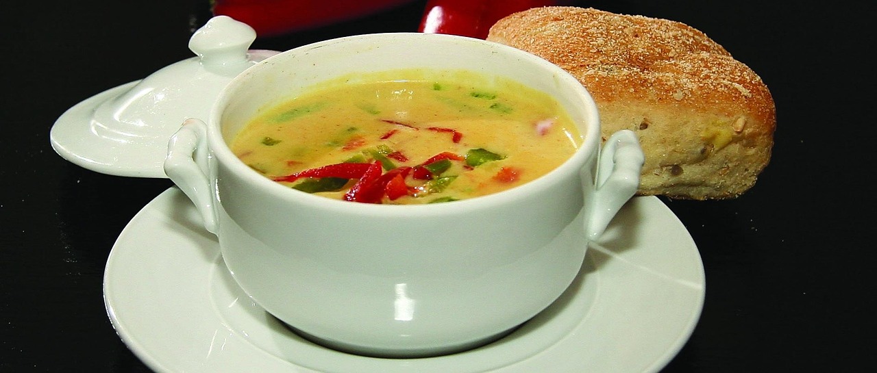 Cheese Soup with Peppers