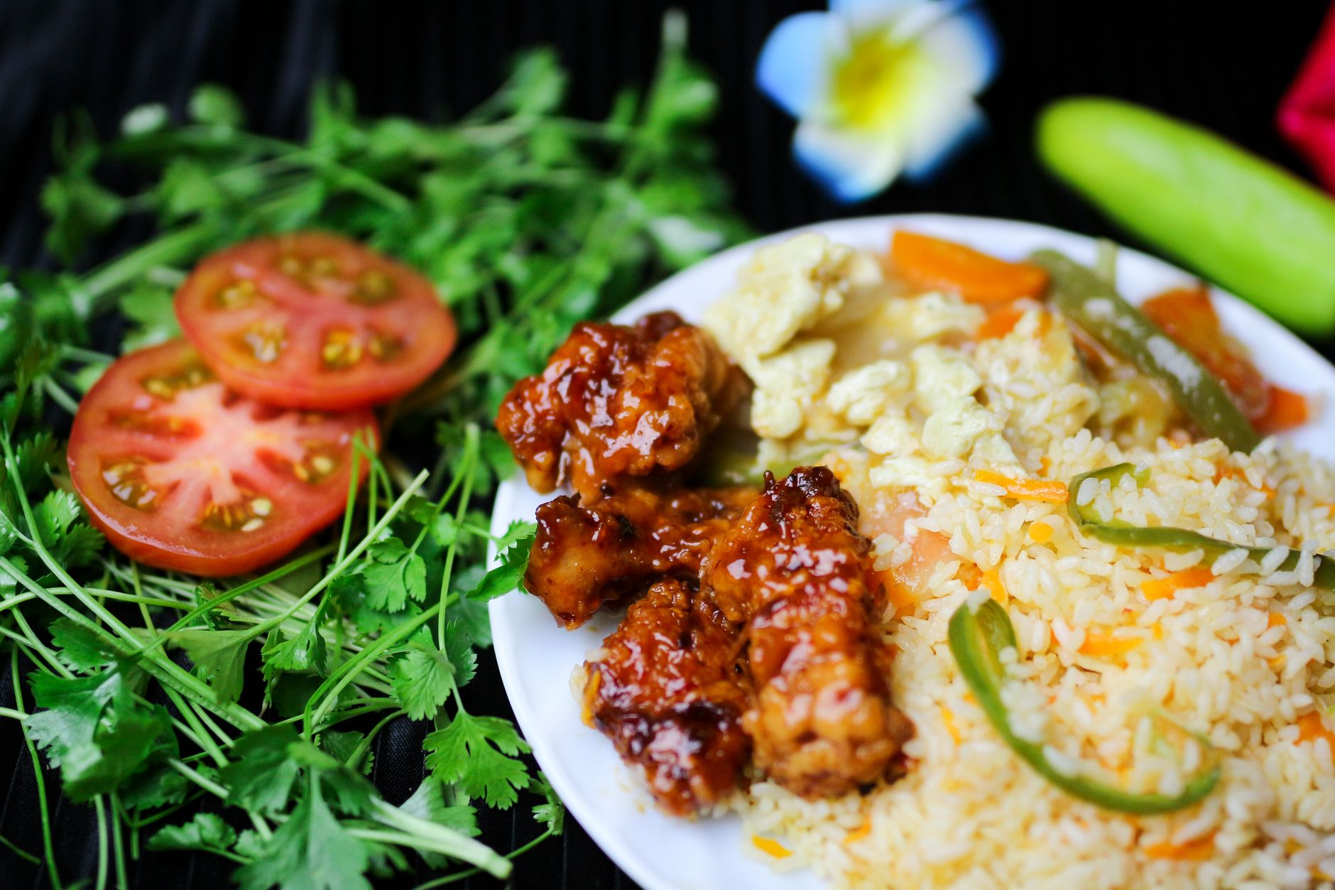 Chicken Fried Rice With Oyster Sauce