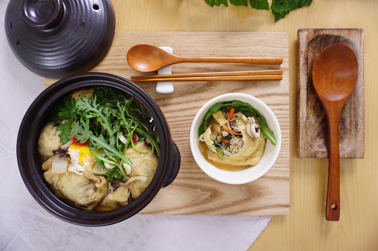 Chicken Soup with Vegetables and Egg
