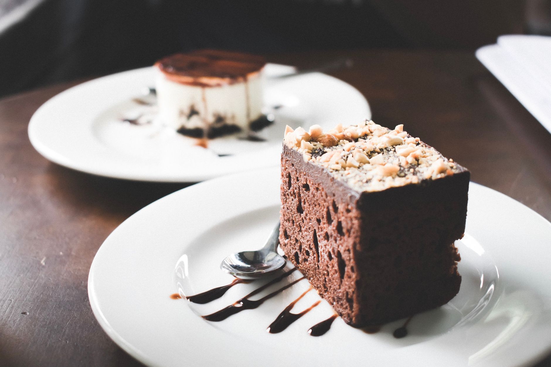 Chocolate Brownie with Hazelnut Crumble