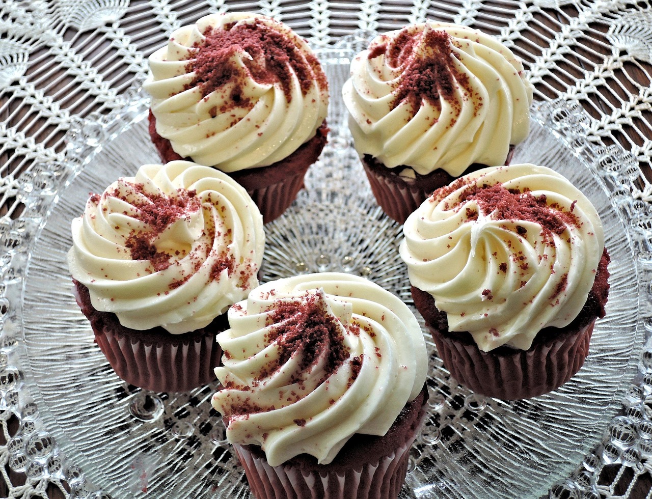 Chocolate Cupcakes with Vanilla Frosting