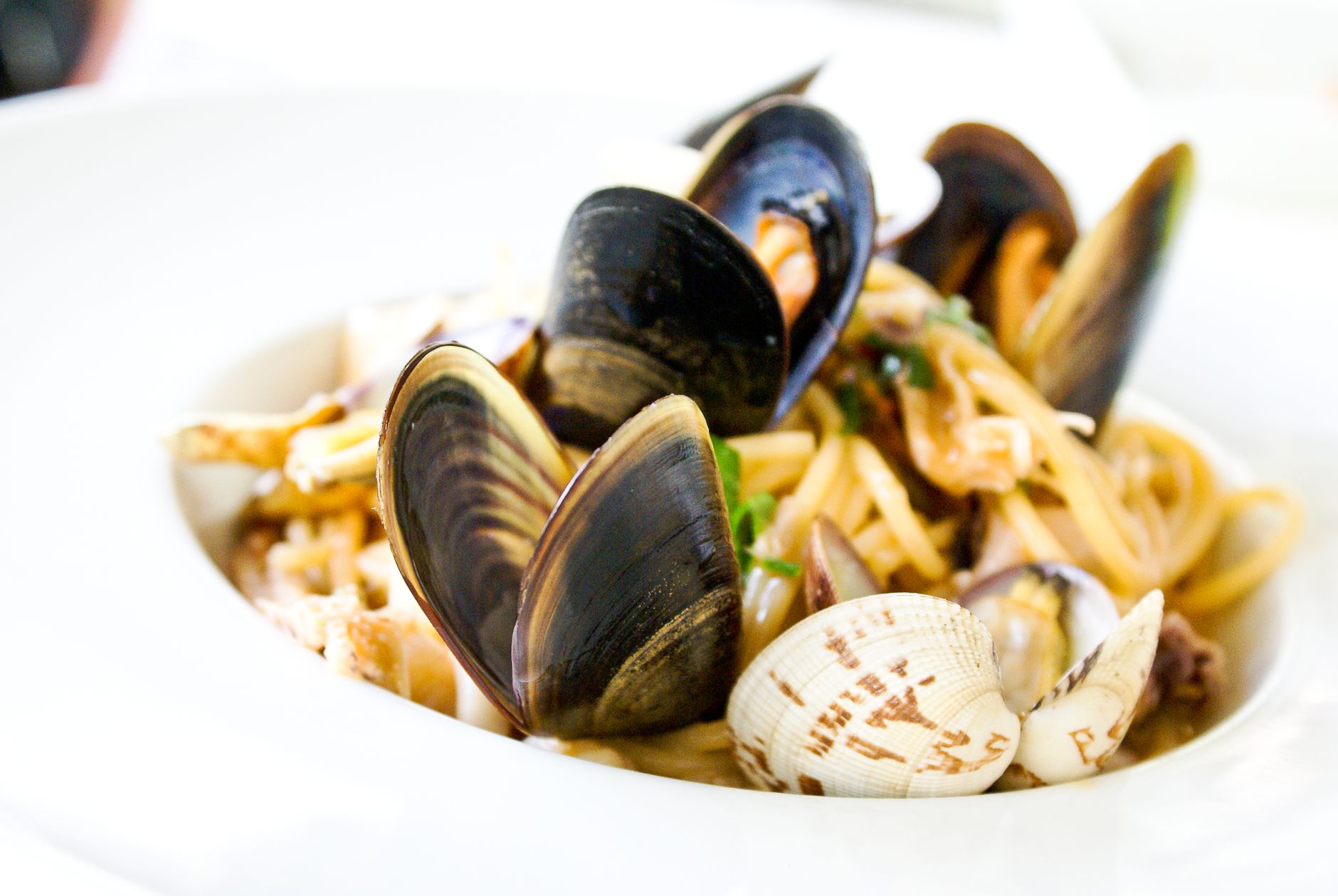 Clams with Pasta