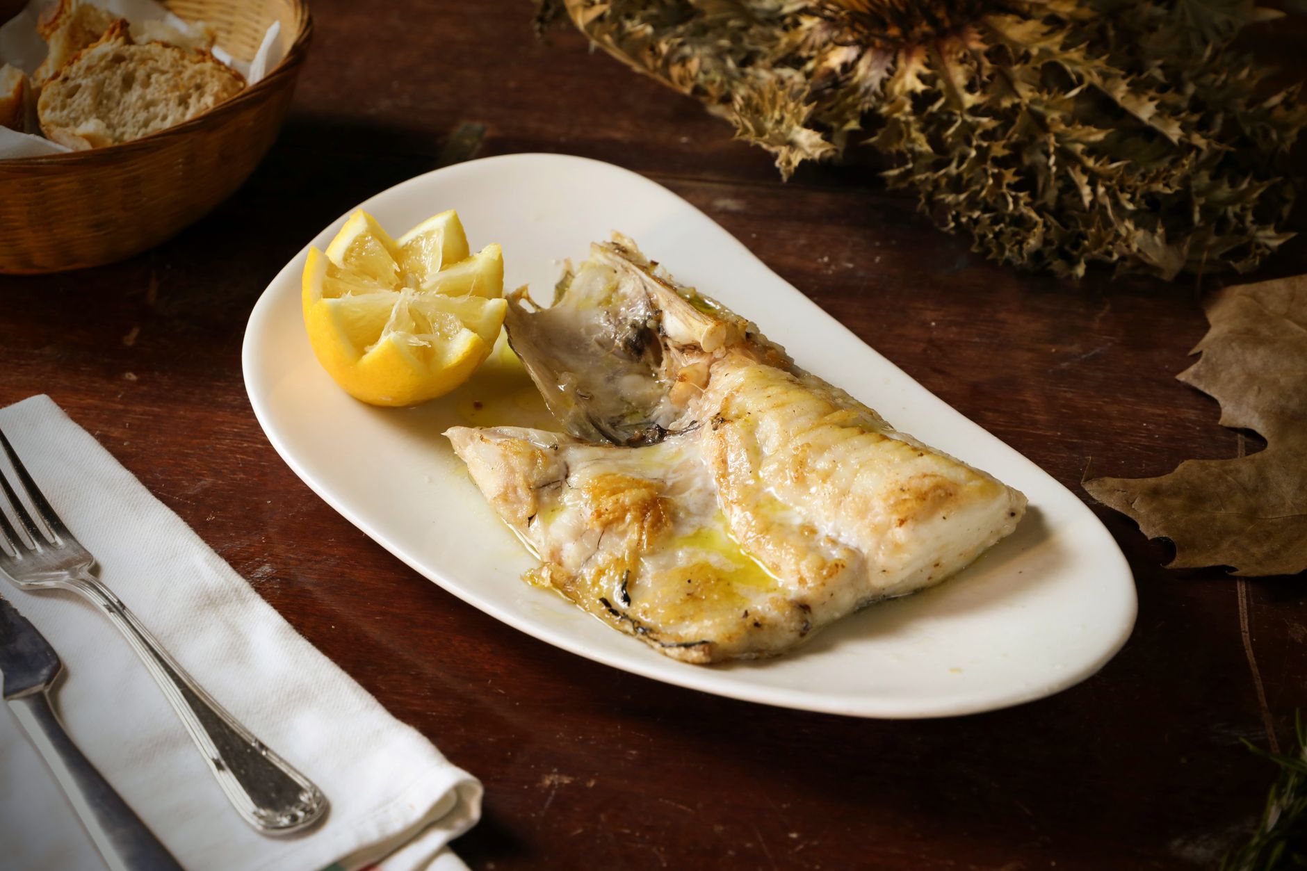 Cod with Olive Oil and Lemon