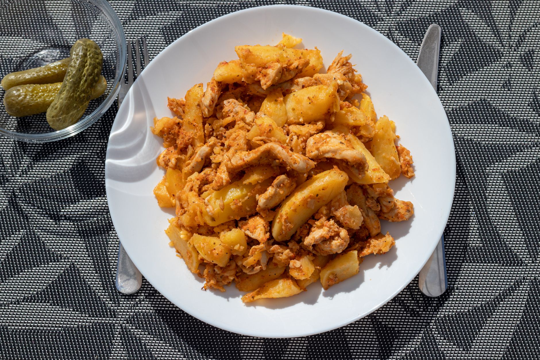 Country-Style Potatoes with Meat