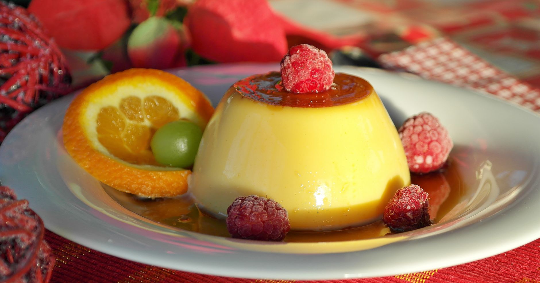Creamy Custard Dessert with Caramel Sauce
