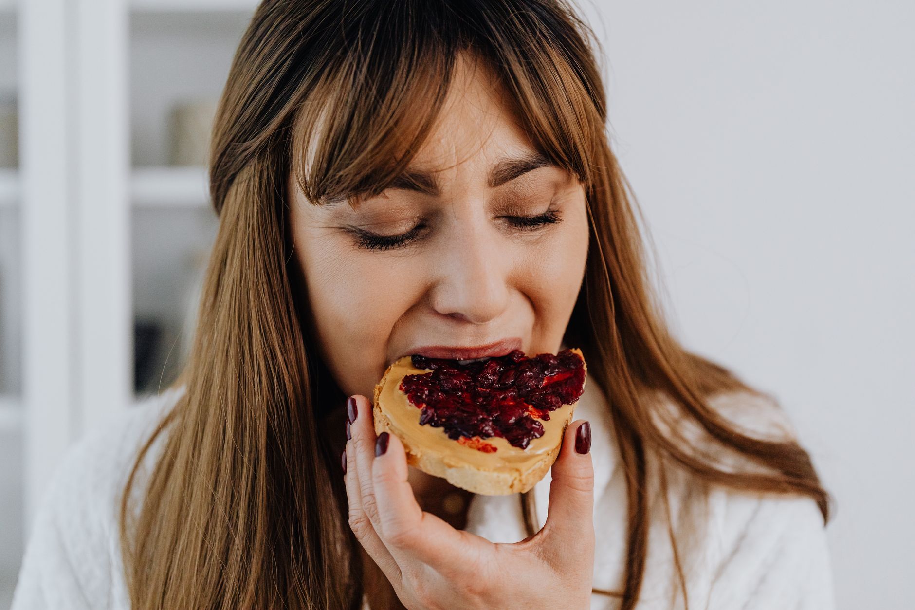 Croissant with Raspberry Jam