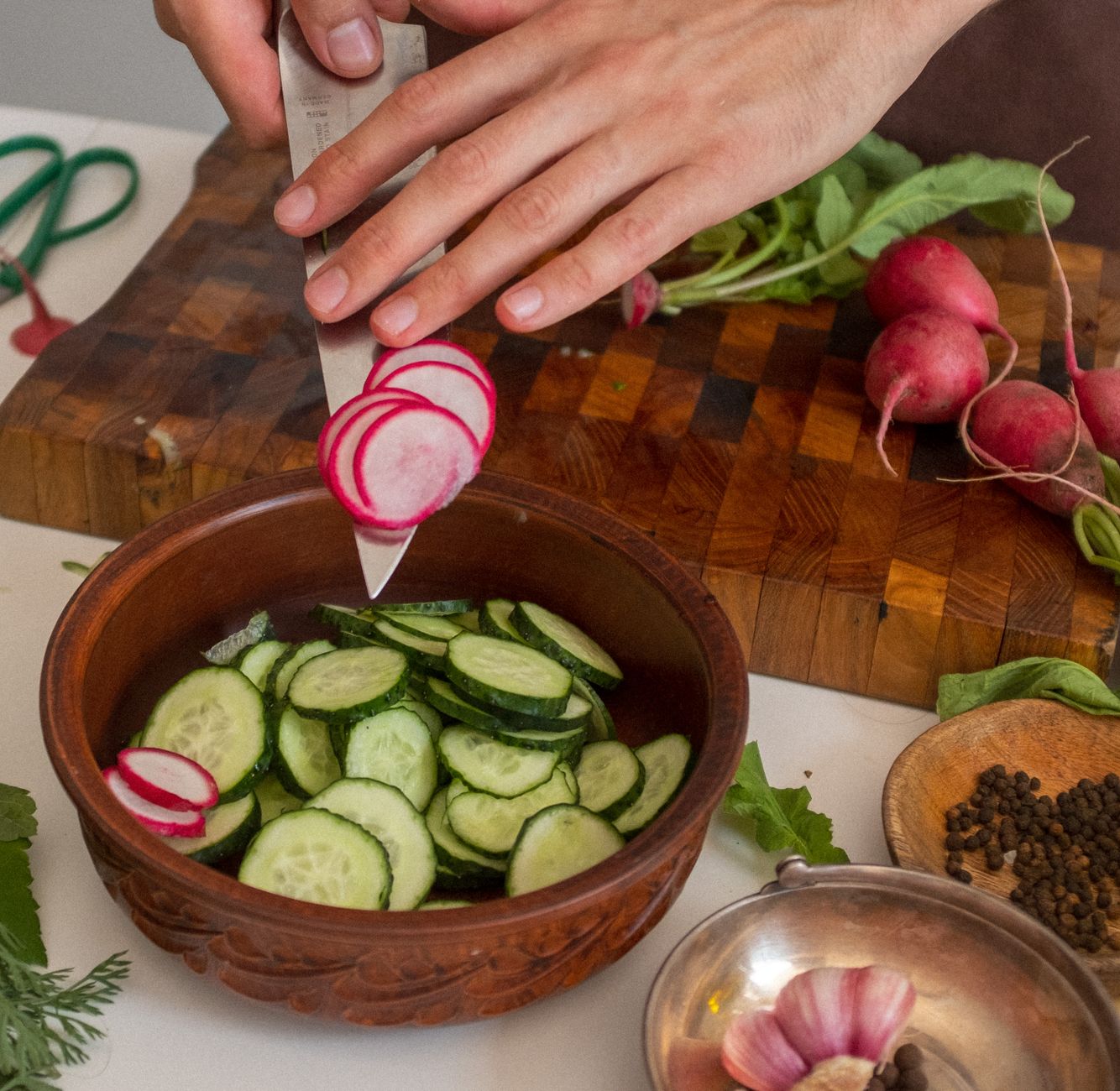 Cucumber and Radish Salad