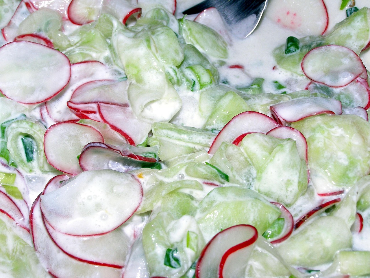 Cucumber and Radish Salad with Yogurt