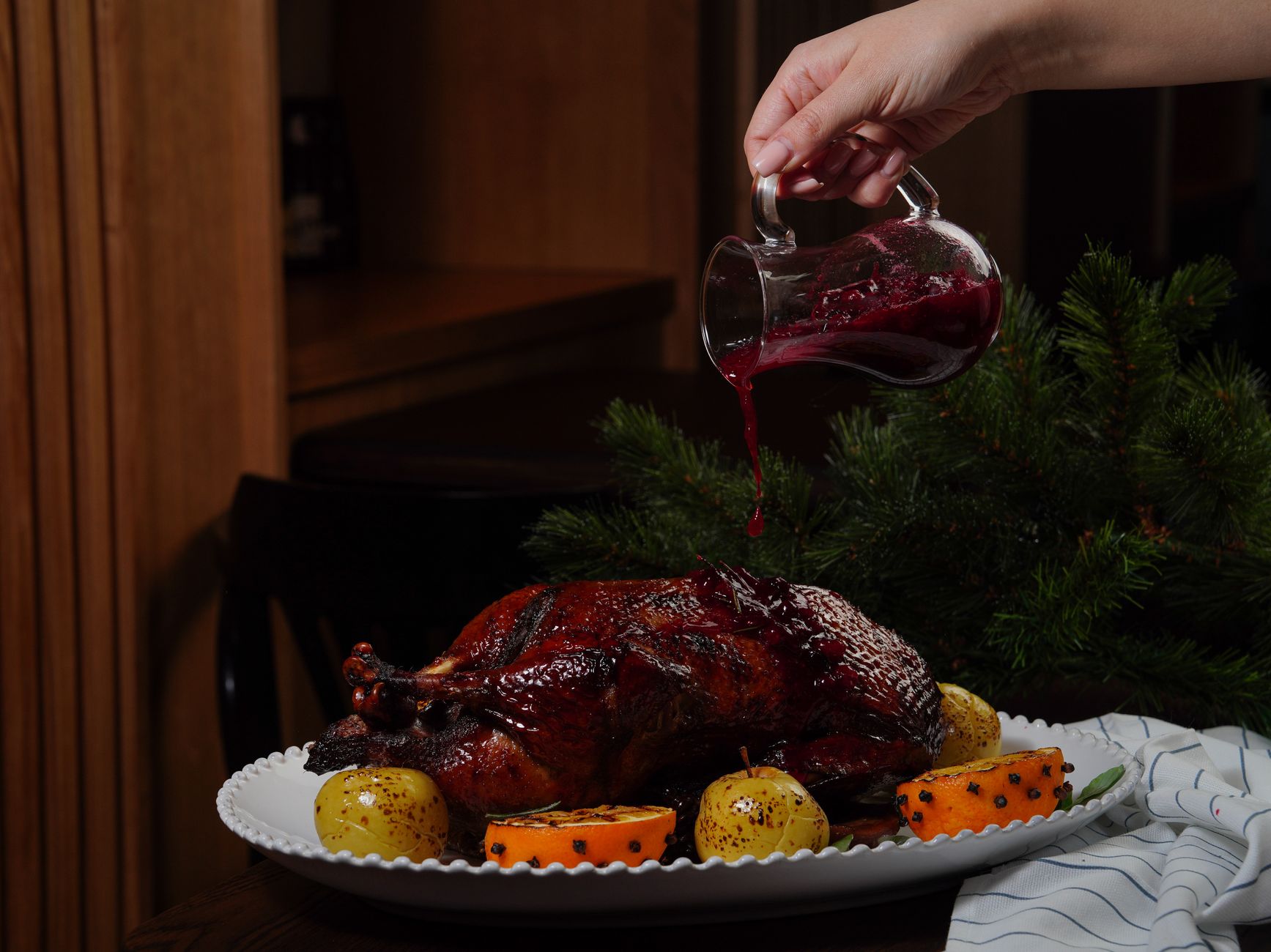Duck with Orange Sauce