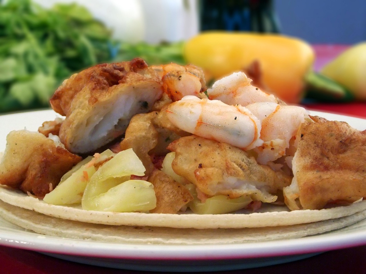 Fish and Shrimp Tacos