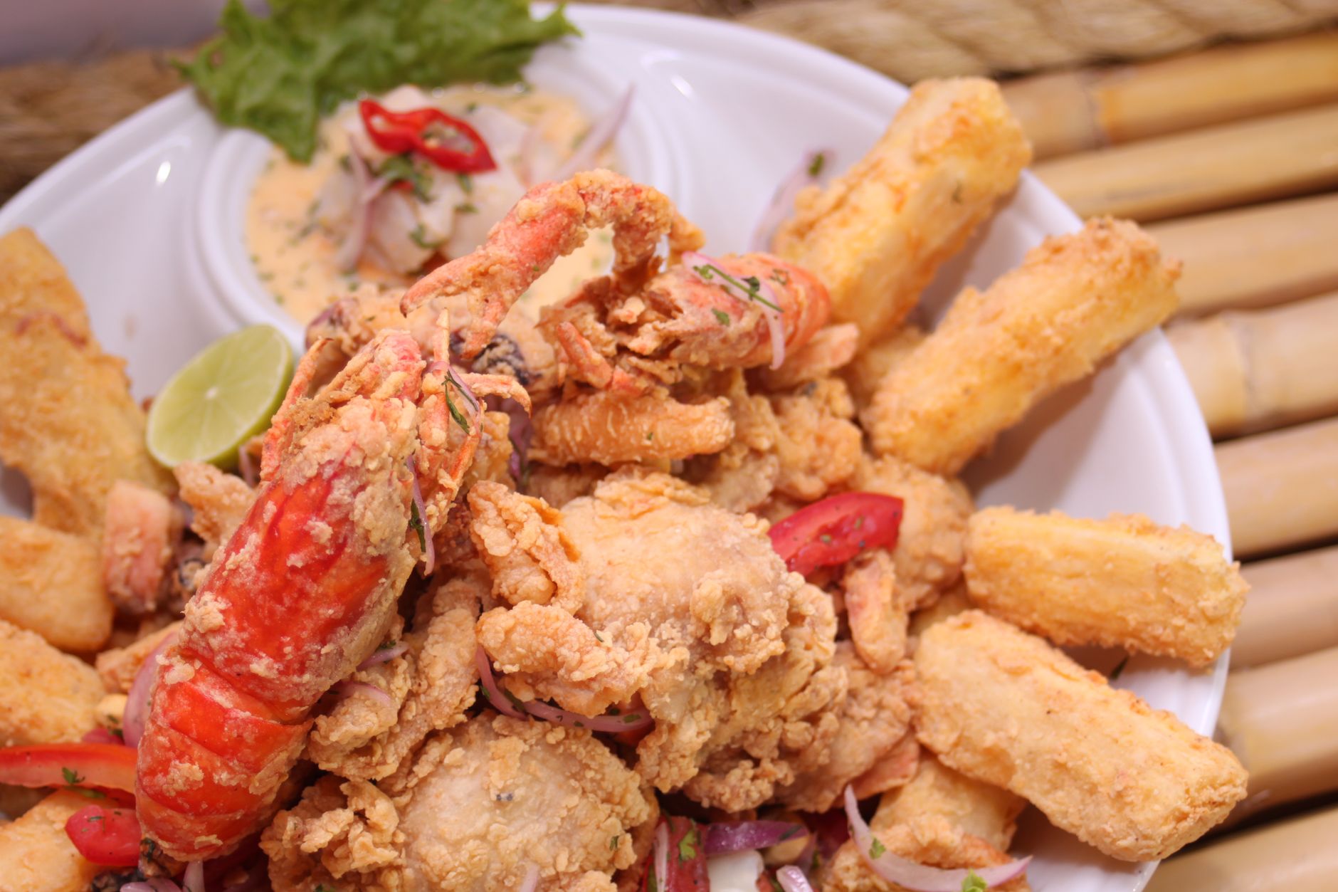 Fried Fish and Plantains
