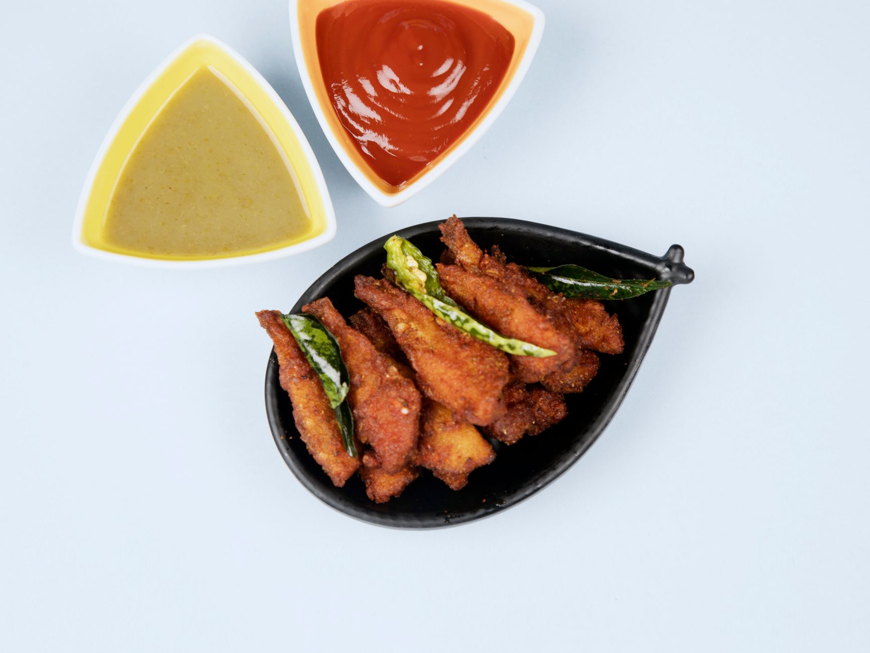 Fried Fish with Chutney