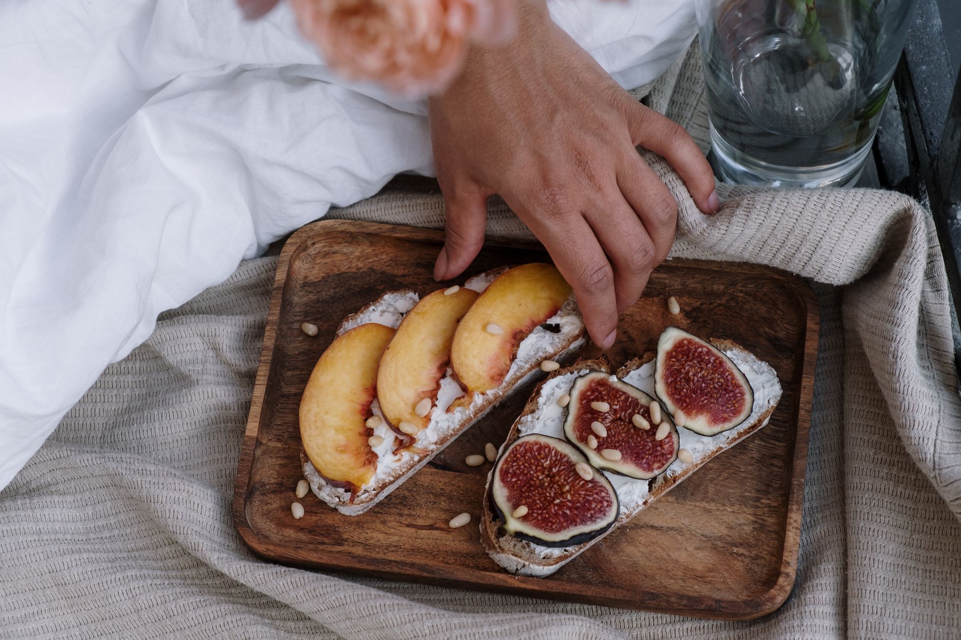 Fruit and Nut Cheese Toast