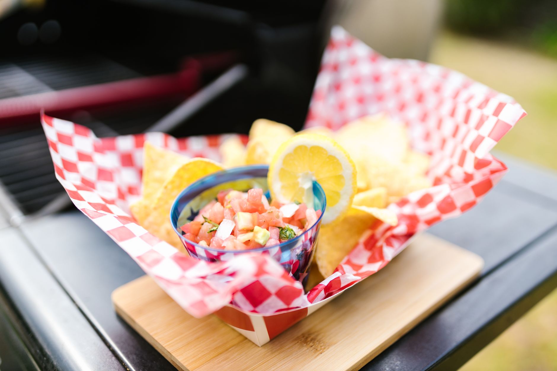 Fruit Salsa with Tortilla Chips