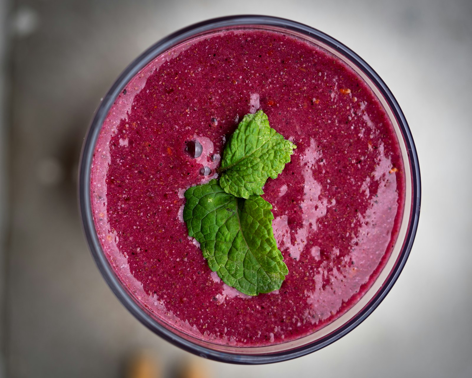 Grape Berry Protein Smoothie