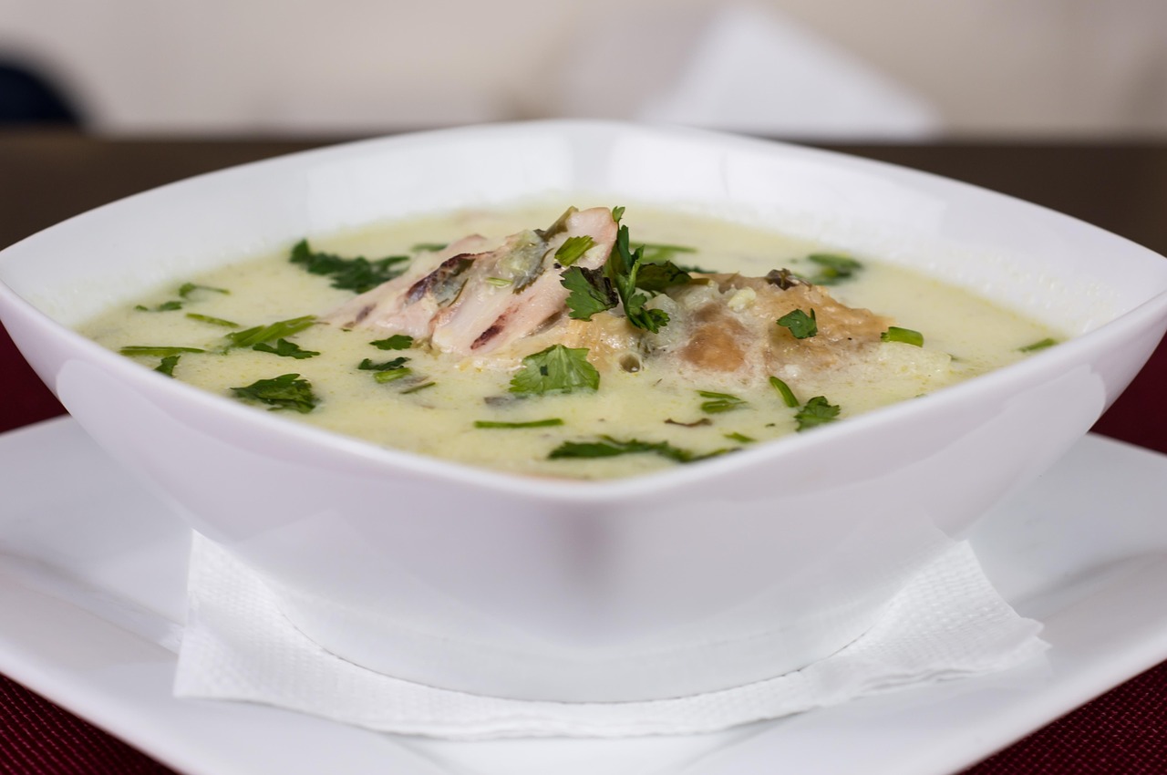 Greek Chicken Lemon Soup