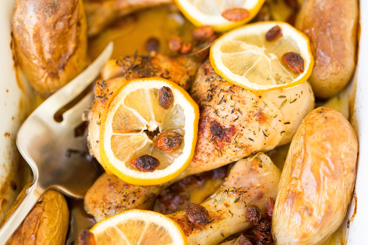 Greek Roast Chicken with Lemon and Herbs