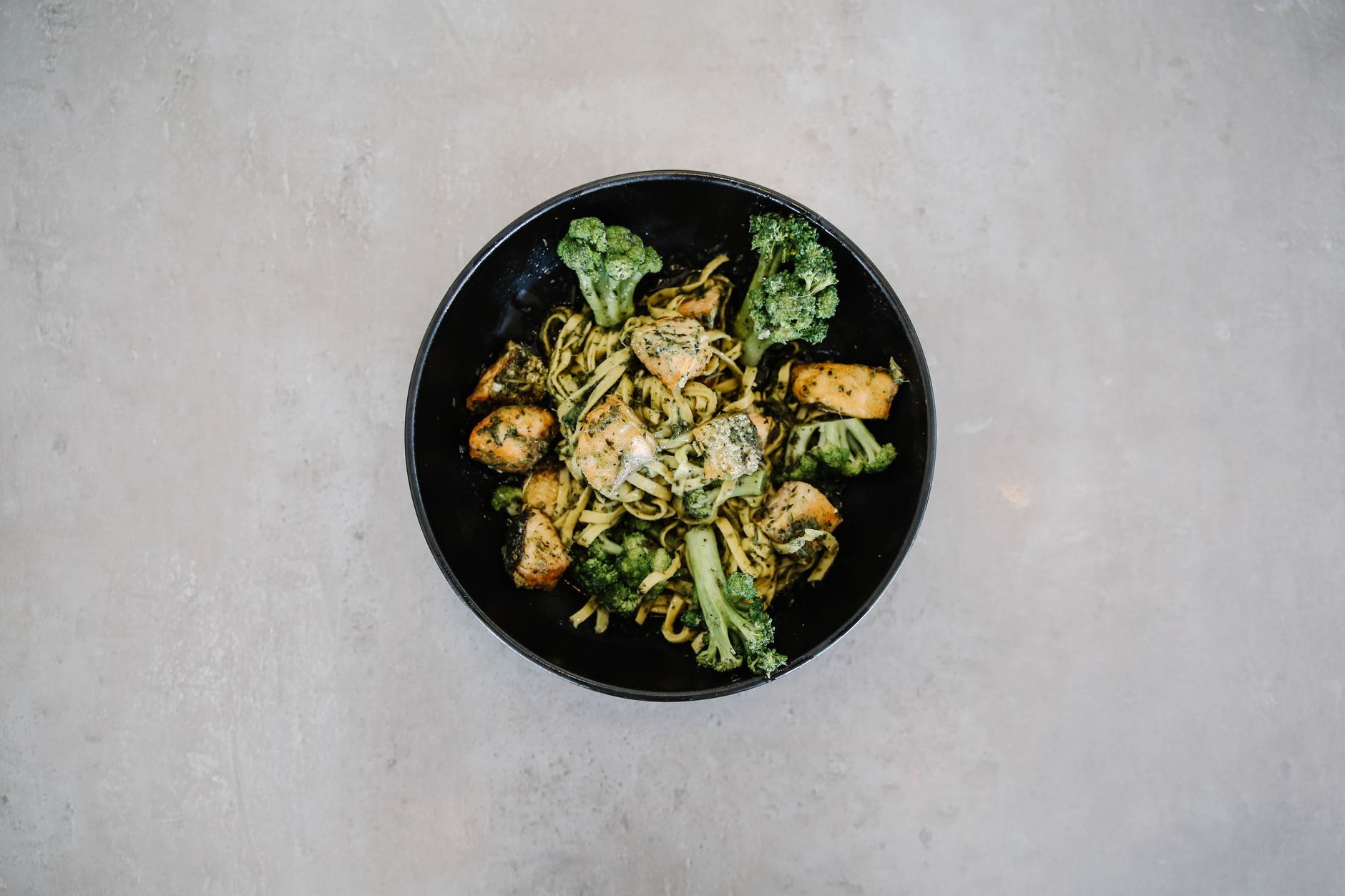 Green Pasta with Chicken