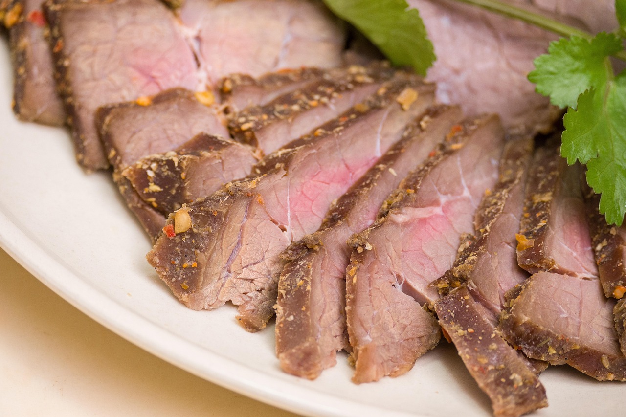 Grilled Beef with Spice Crust