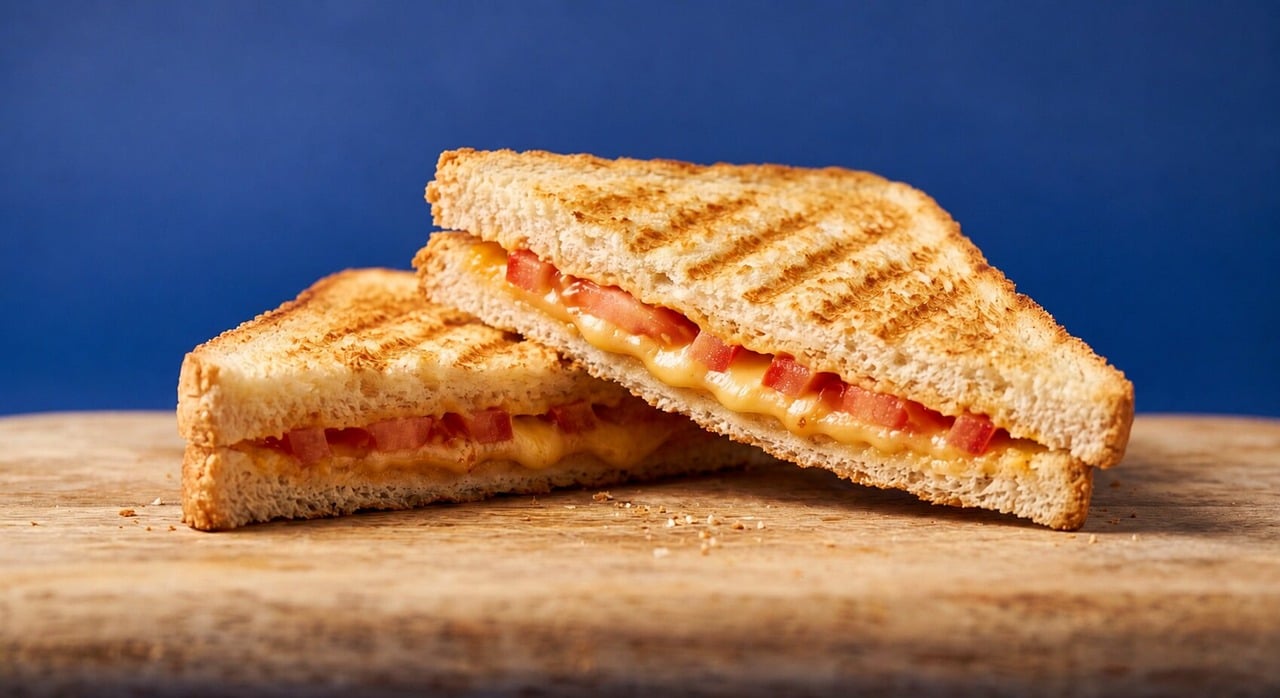 Grilled Cheese Sandwich with Tomato