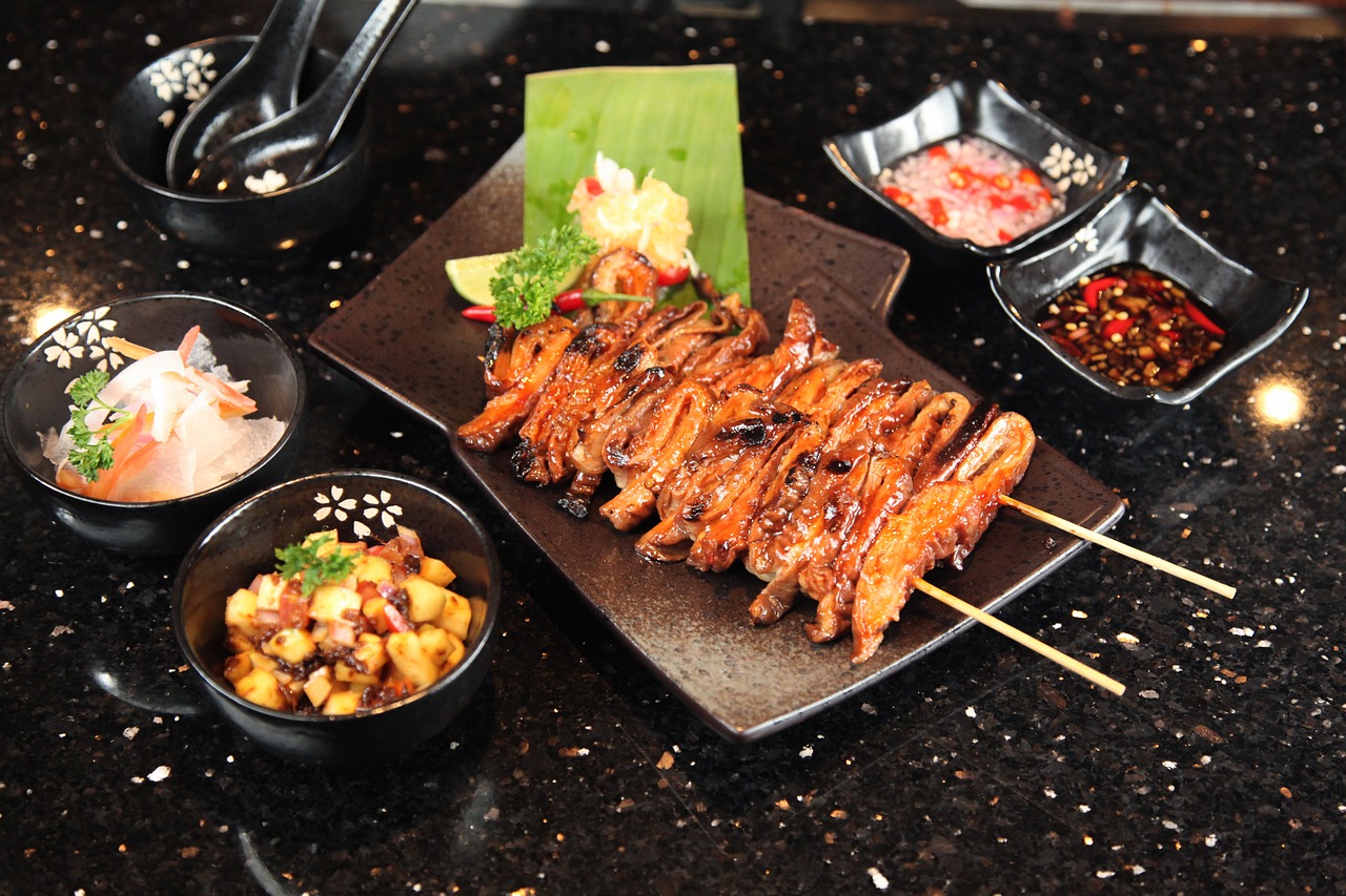 Grilled Chicken Intestines