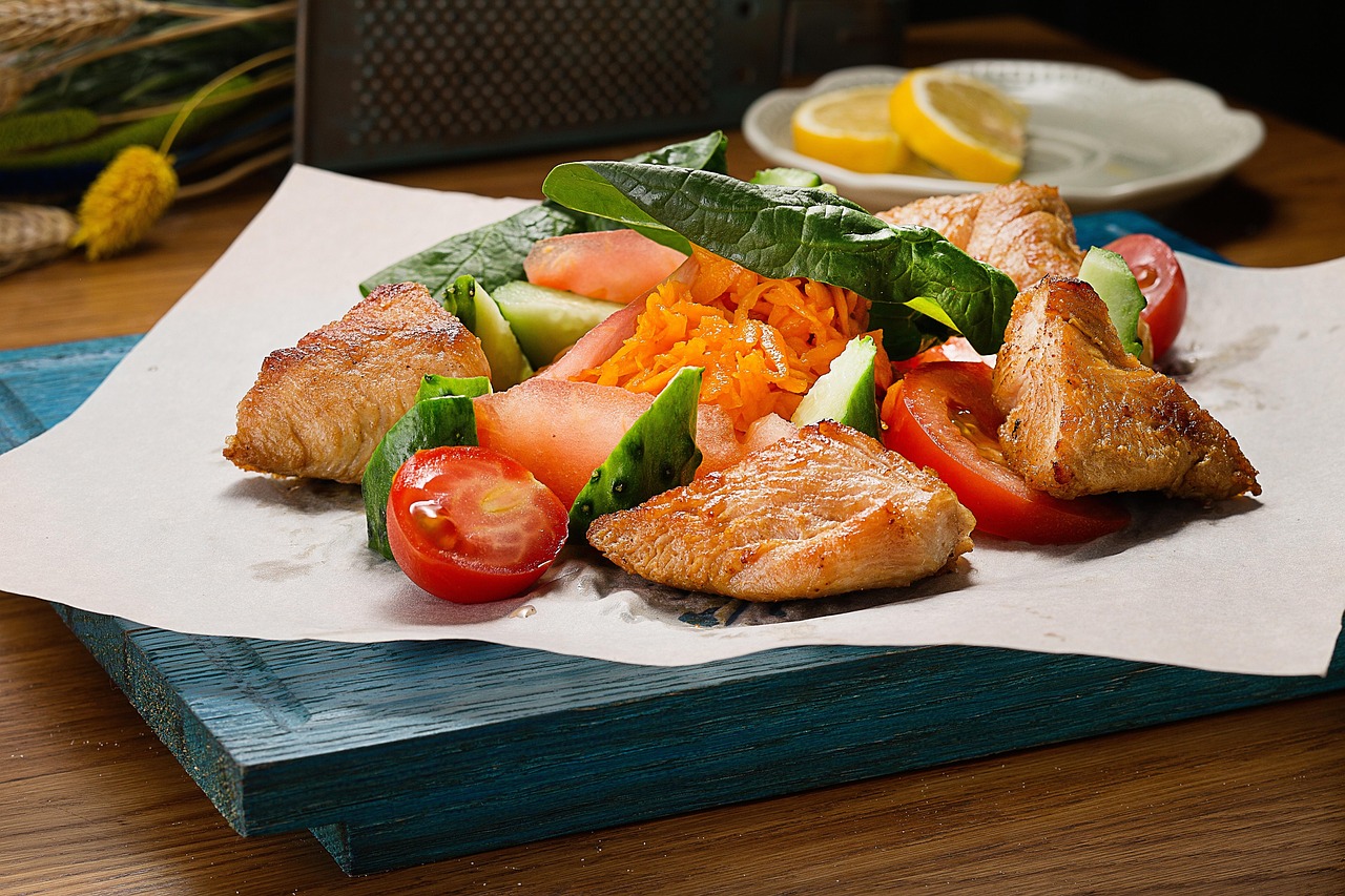 Grilled Chicken with Vegetables