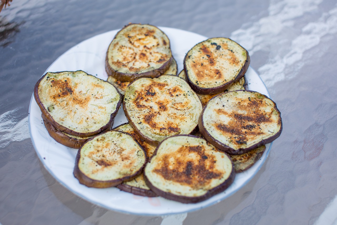 Grilled Eggplant Slices