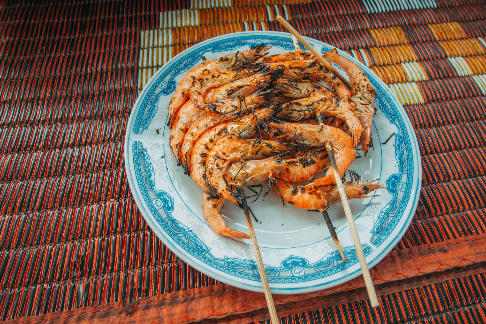 Grilled Lemongrass Shrimp