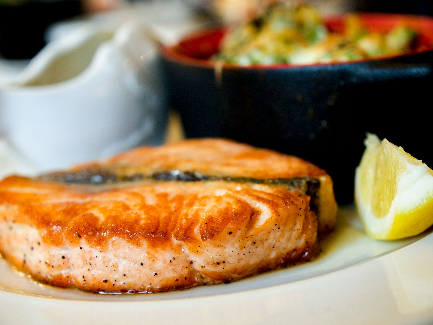 Grilled Salmon with Salsa Verde