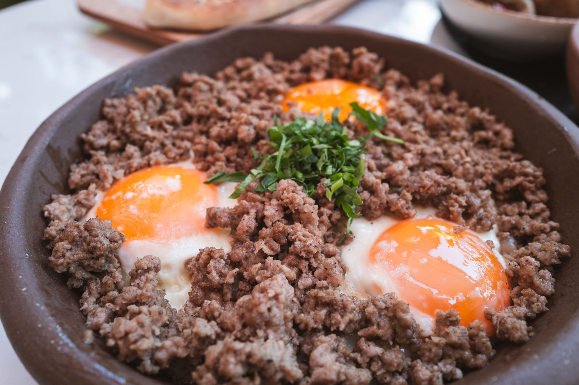 Ground Beef and Eggs